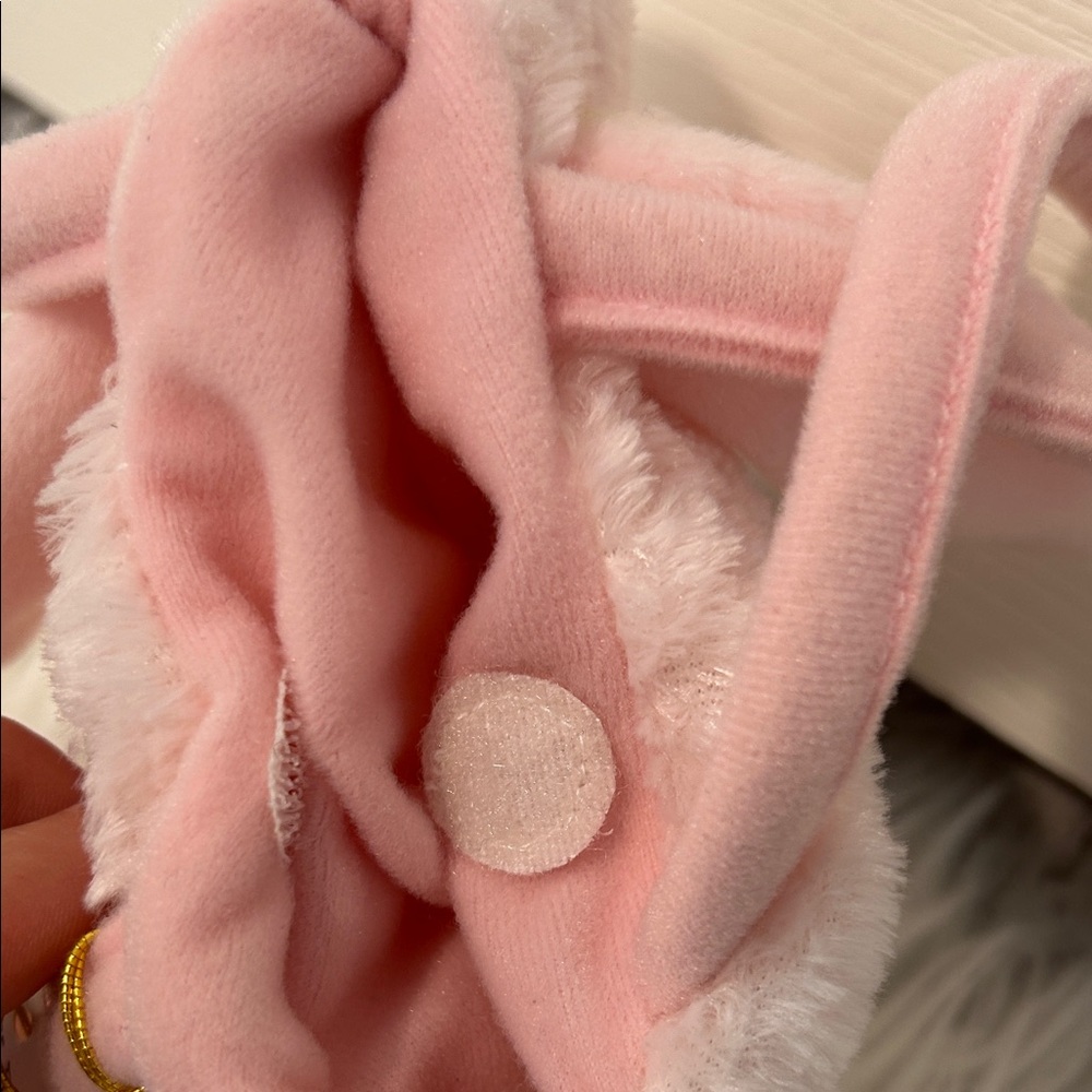 NORTH AMERICAN BEAR CO. Pink Plush Bunny Bag - Picture 4 of 7